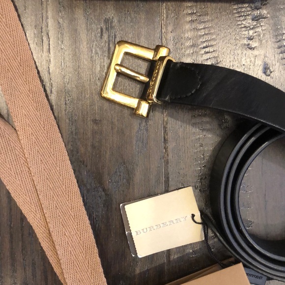 COPY - BNWT Burberry Belt with Gold hardware - Picture 4 of 15